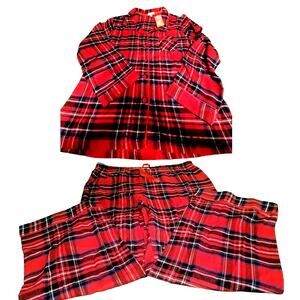 Blis Adult 3XL Pajamas For Women's Adult Comfy Black/Red Plaid Pajamas